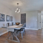 West Linn staged dining room