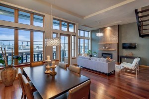Lifestyle staged penthouse